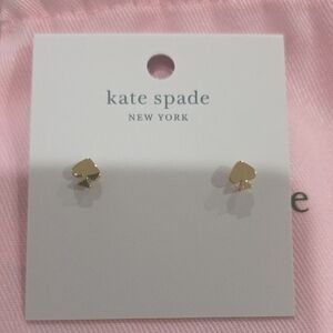 Kate Spade Extra Small Goldtone Stud Spade  Earrings